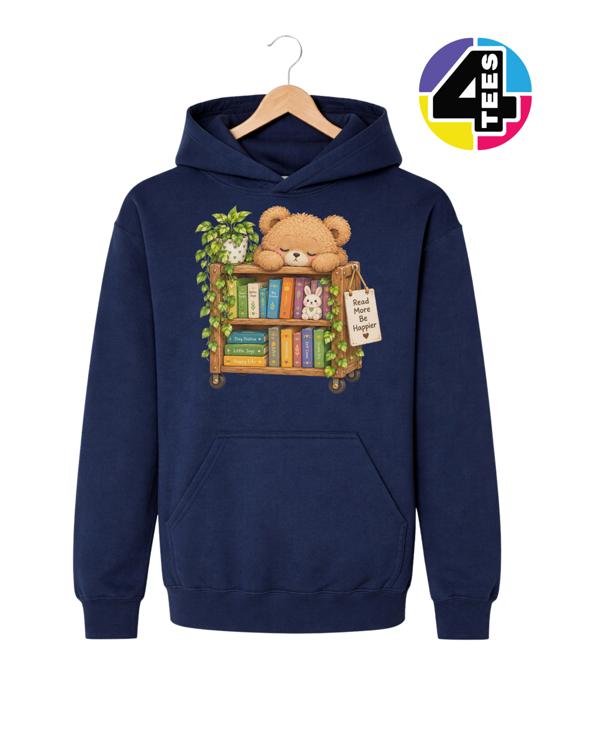 Read More, Be Happier Youth Hoodie