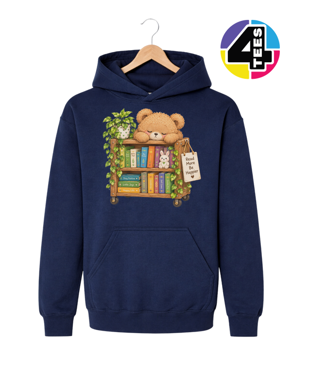 Read More, Be Happier Youth Hoodie