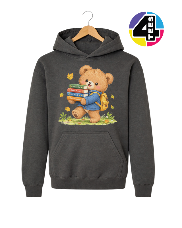 Dream Big, Grow Happy Bear Youth Hoodie