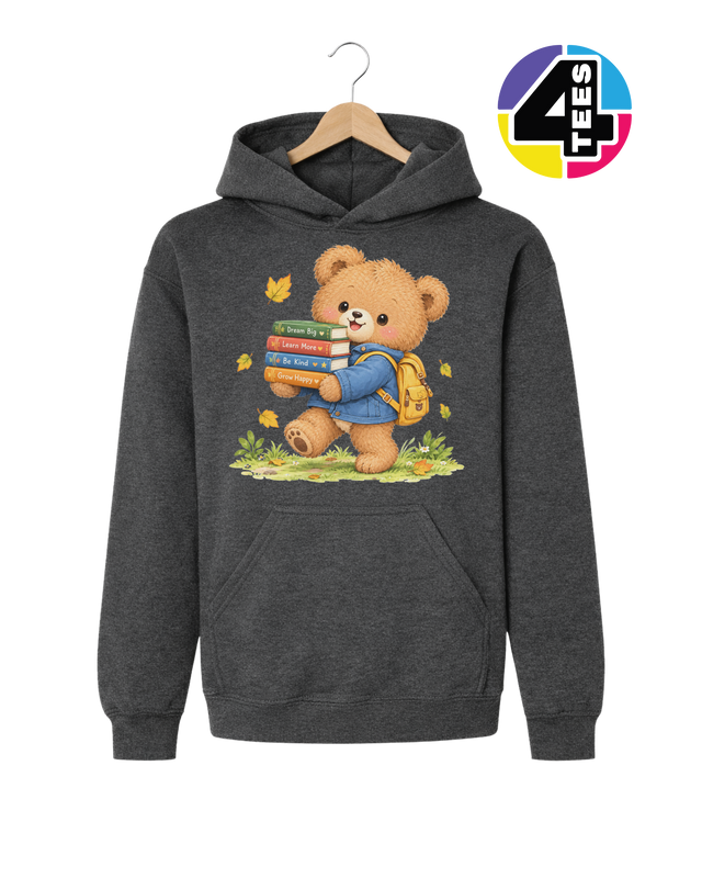 Dream Big, Grow Happy Bear Youth Hoodie