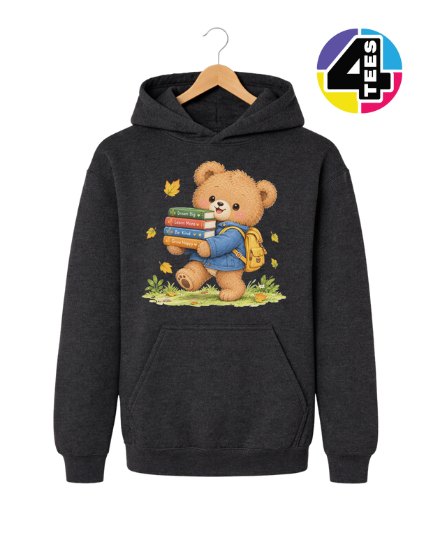 Dream Big, Grow Happy Bear Youth Hoodie