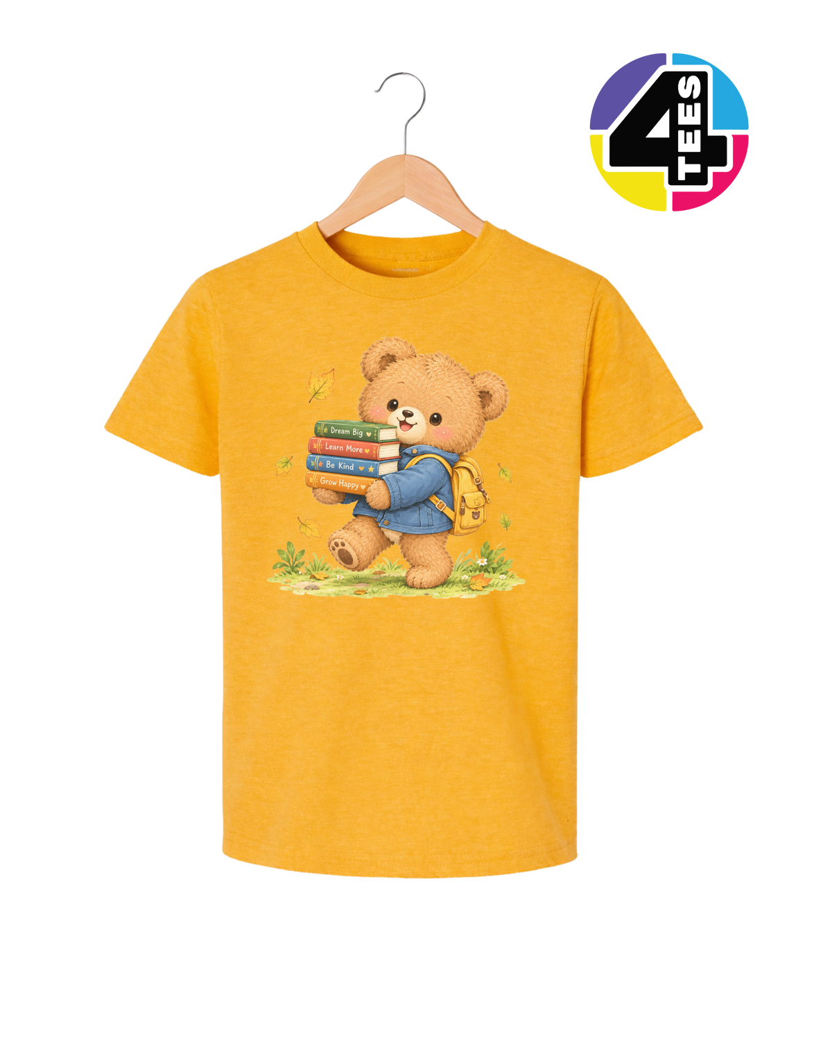 Dream Big, Grow Happy Bear Youth Tee