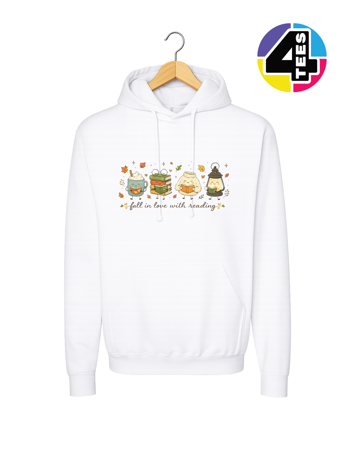 Fall in Love with Reading Hoodie