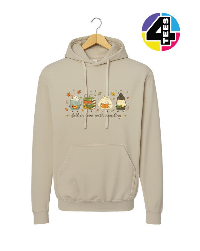 Fall in Love with Reading Hoodie