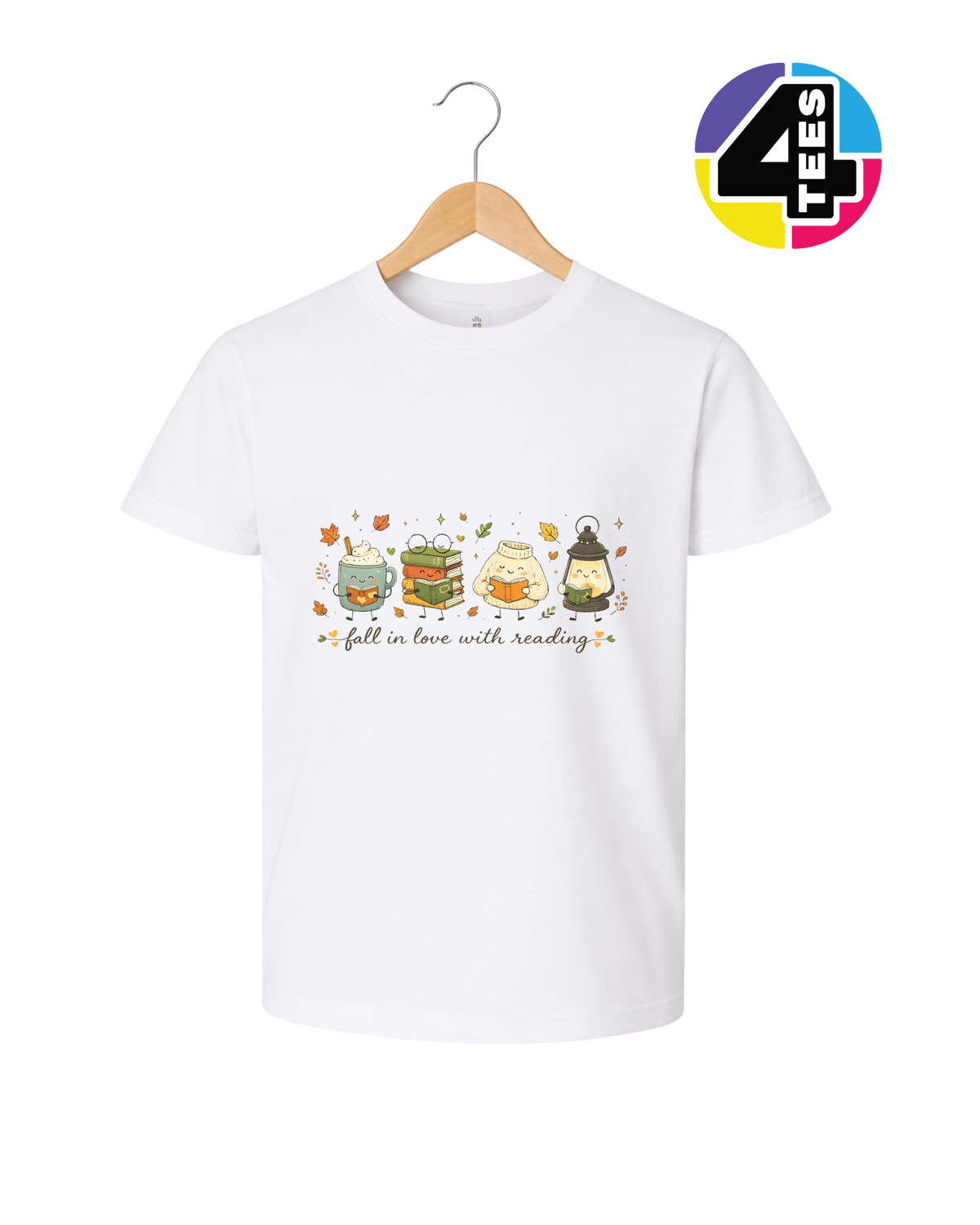 Fall in Love with Reading Youth Tee