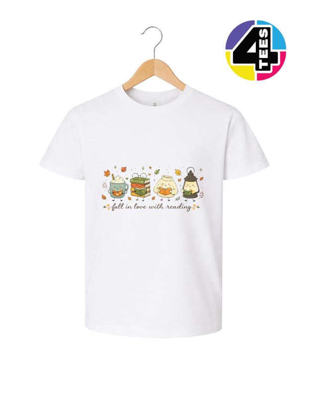 Fall in Love with Reading Youth Tee