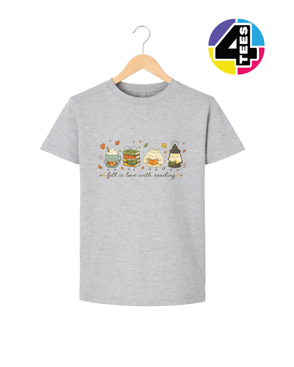 Fall in Love with Reading Youth Tee
