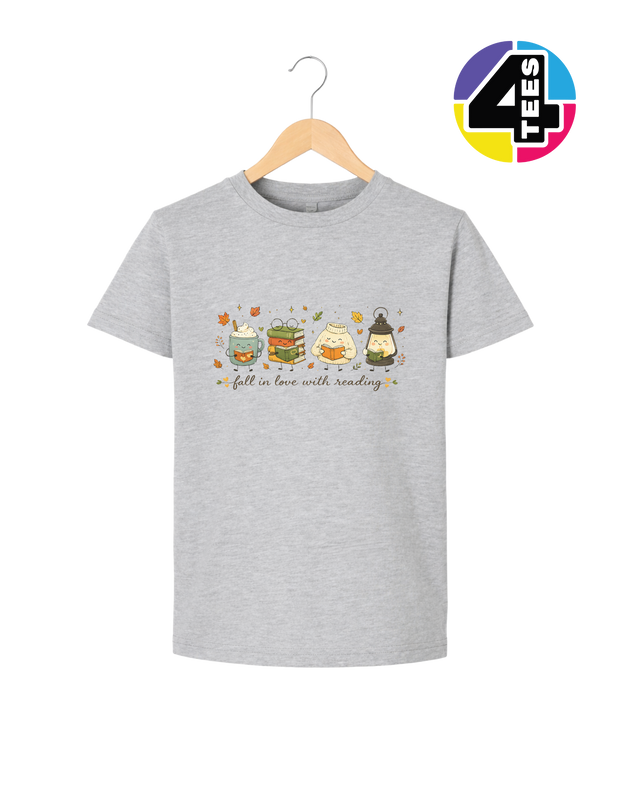 Fall in Love with Reading Youth Tee