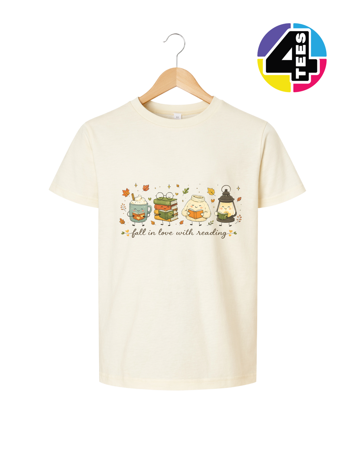 Fall in Love with Reading Youth Tee