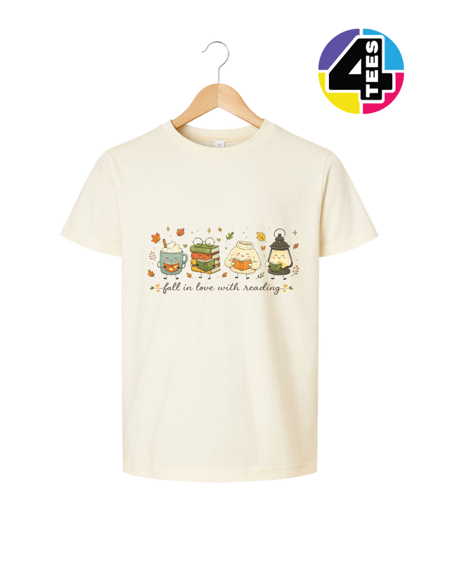 Fall in Love with Reading Youth Tee