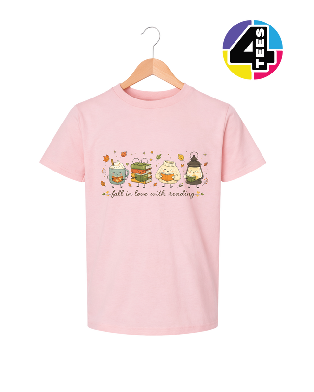Fall in Love with Reading Youth Tee