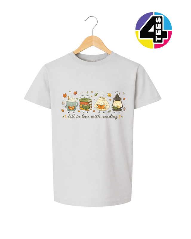 Fall in Love with Reading Youth Tee