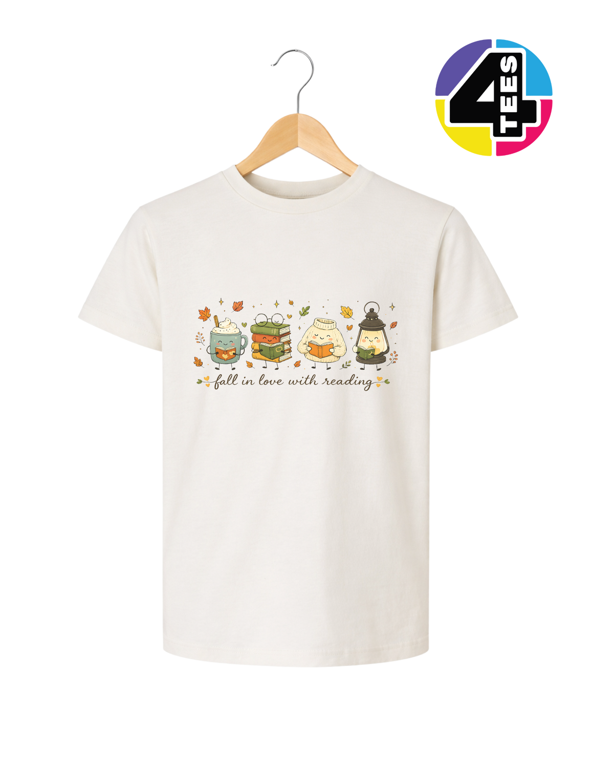 Fall in Love with Reading Youth Tee
