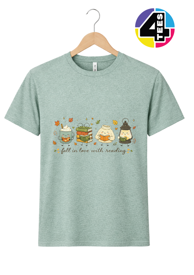 Fall in Love with Reading Tee