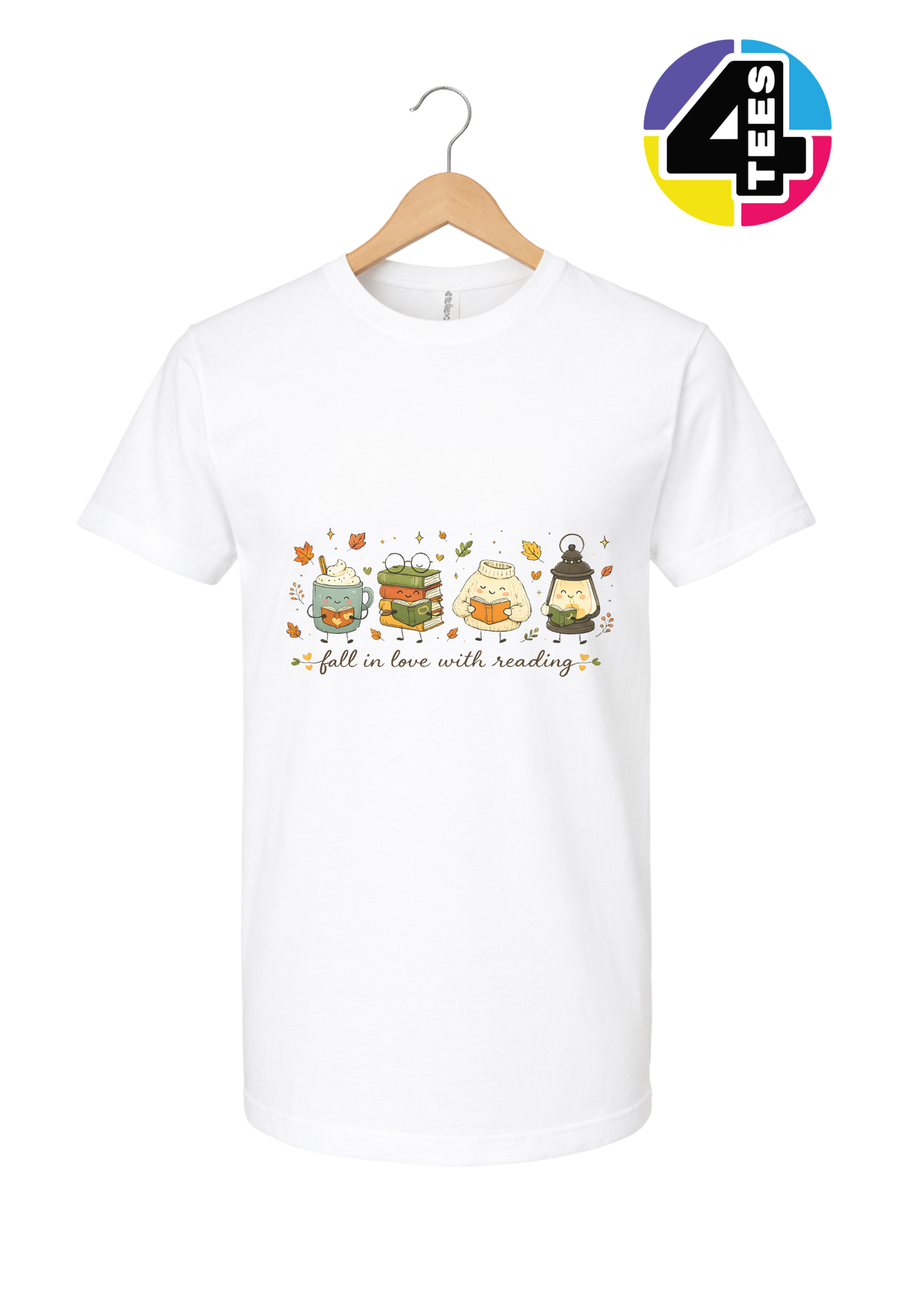 Fall in Love with Reading Tee