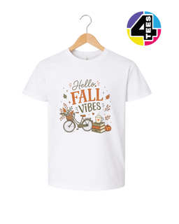 Hello Fall Vibes Youth Tee