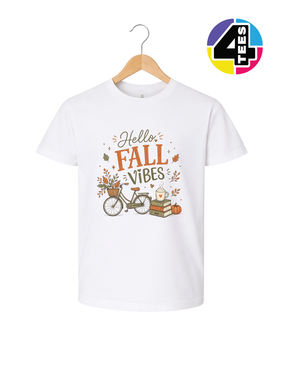 Hello Fall Vibes Youth Tee