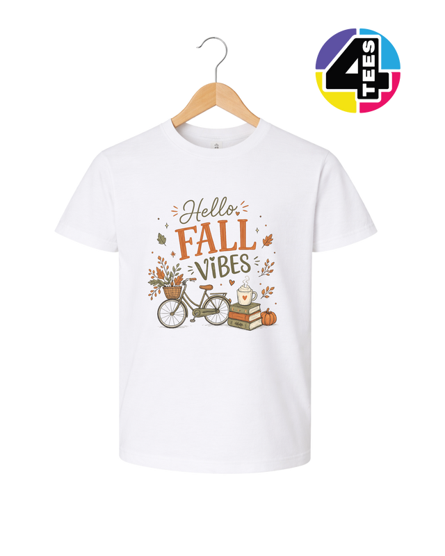 Hello Fall Vibes Youth Tee