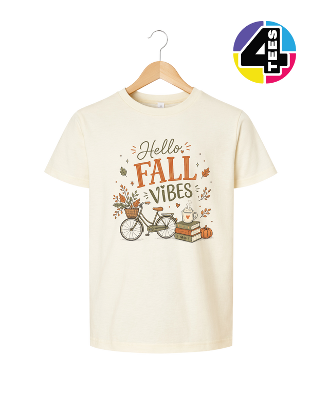 Hello Fall Vibes Youth Tee