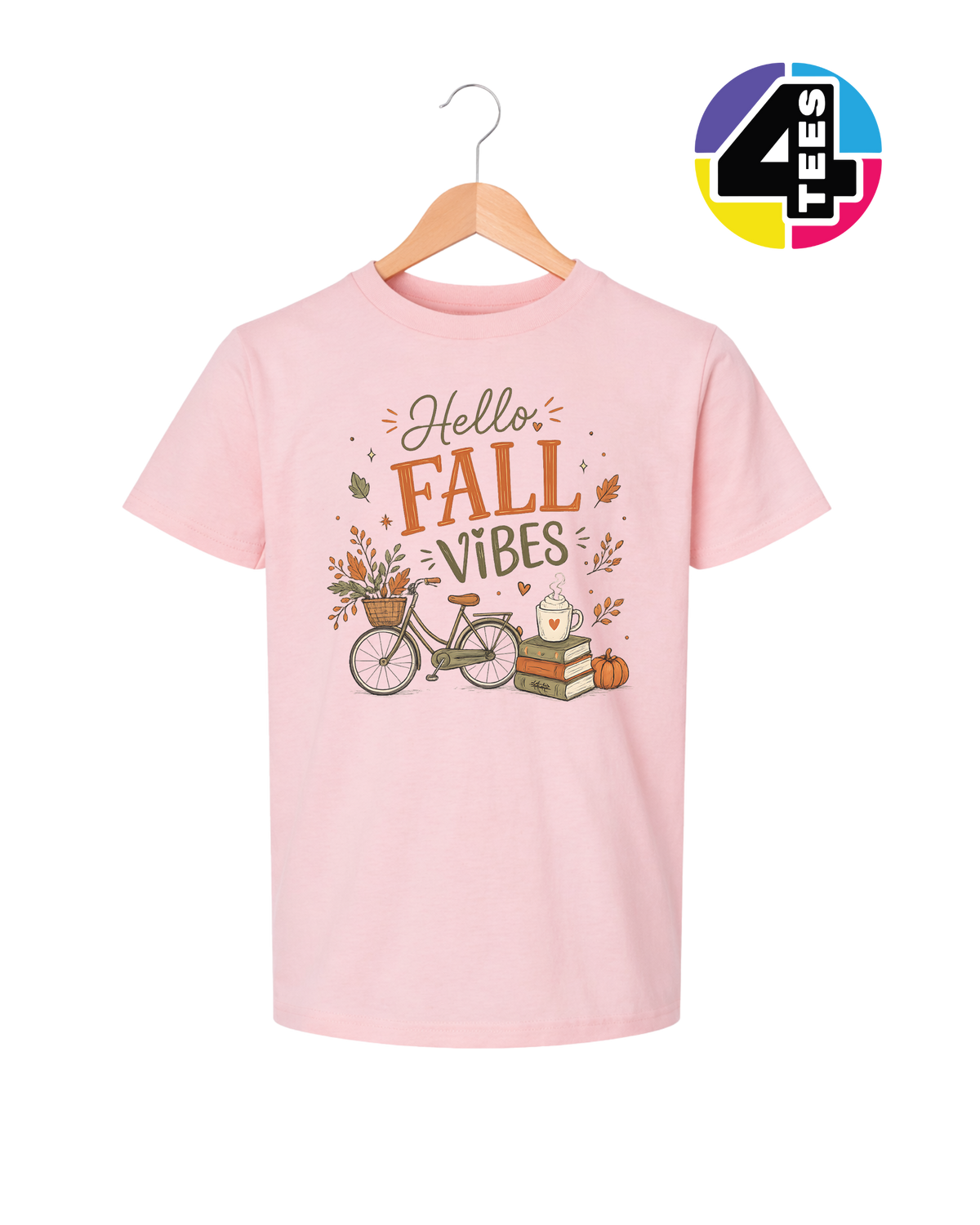 Hello Fall Vibes Youth Tee