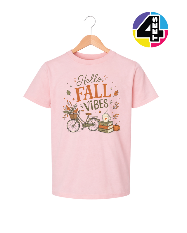 Hello Fall Vibes Youth Tee