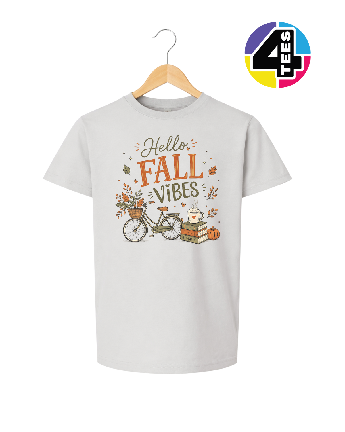 Hello Fall Vibes Youth Tee