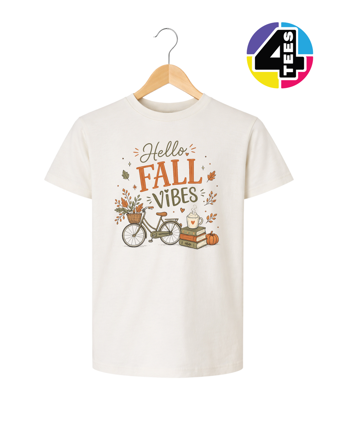 Hello Fall Vibes Youth Tee