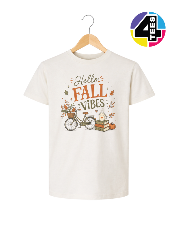 Hello Fall Vibes Youth Tee
