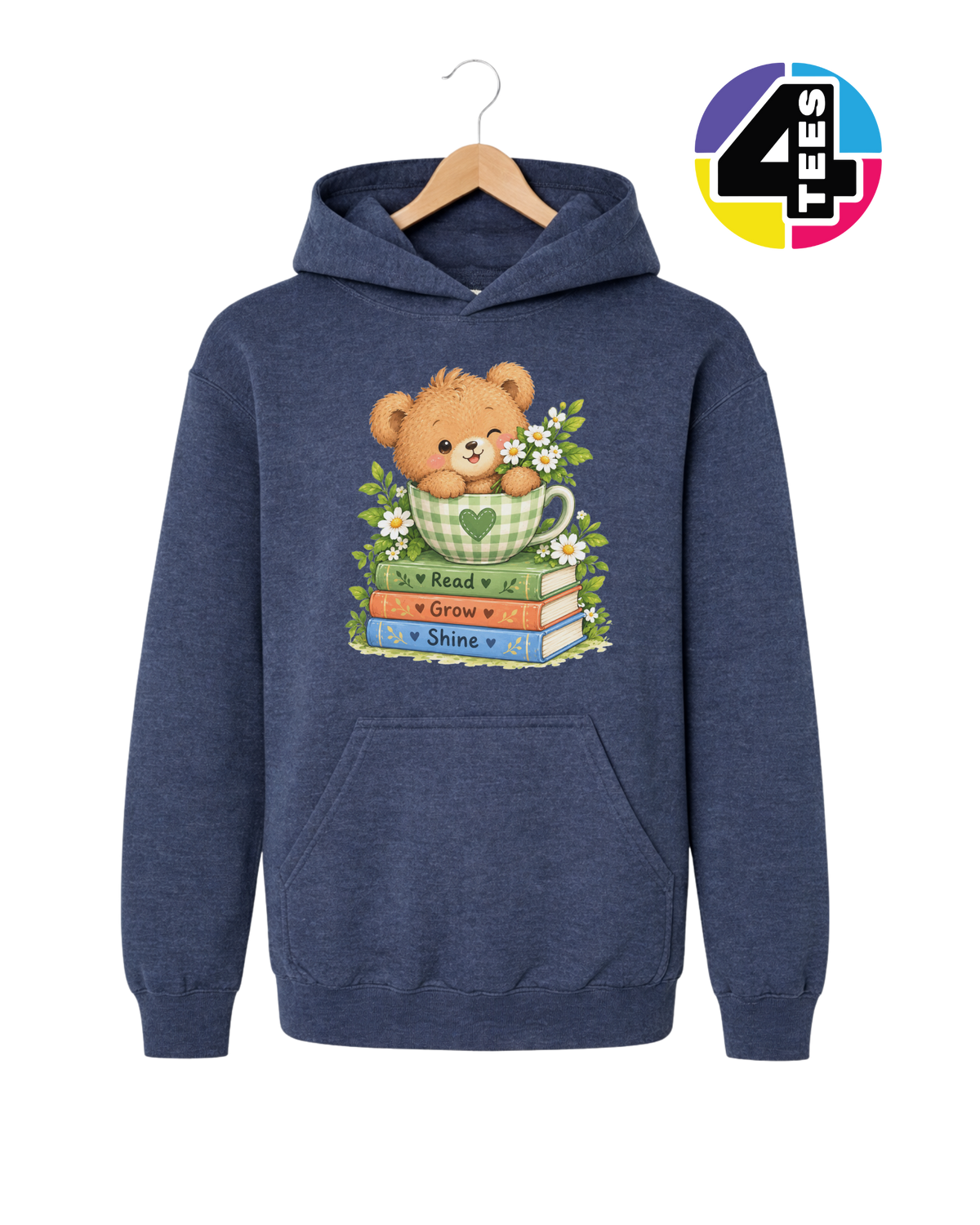 Read, Grow & Shine Youth Hoodie