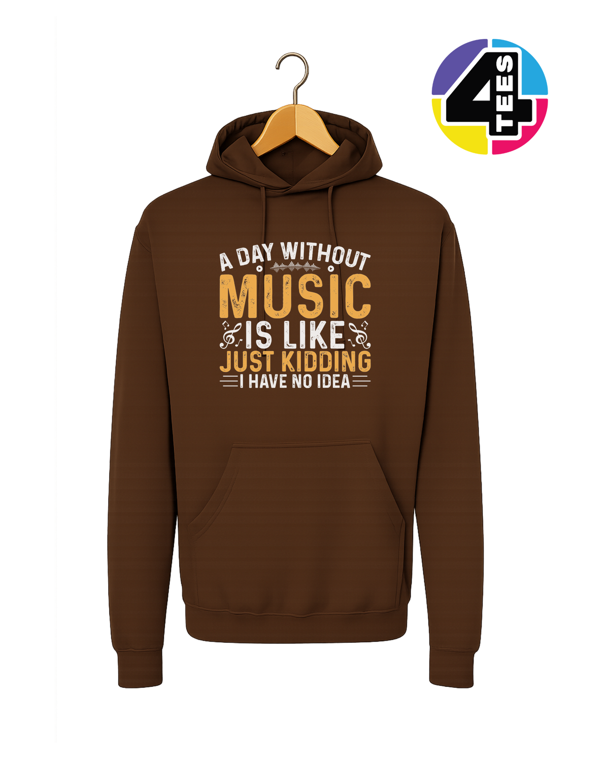 A Day Without Music Hoodie