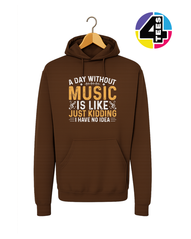 A Day Without Music Hoodie
