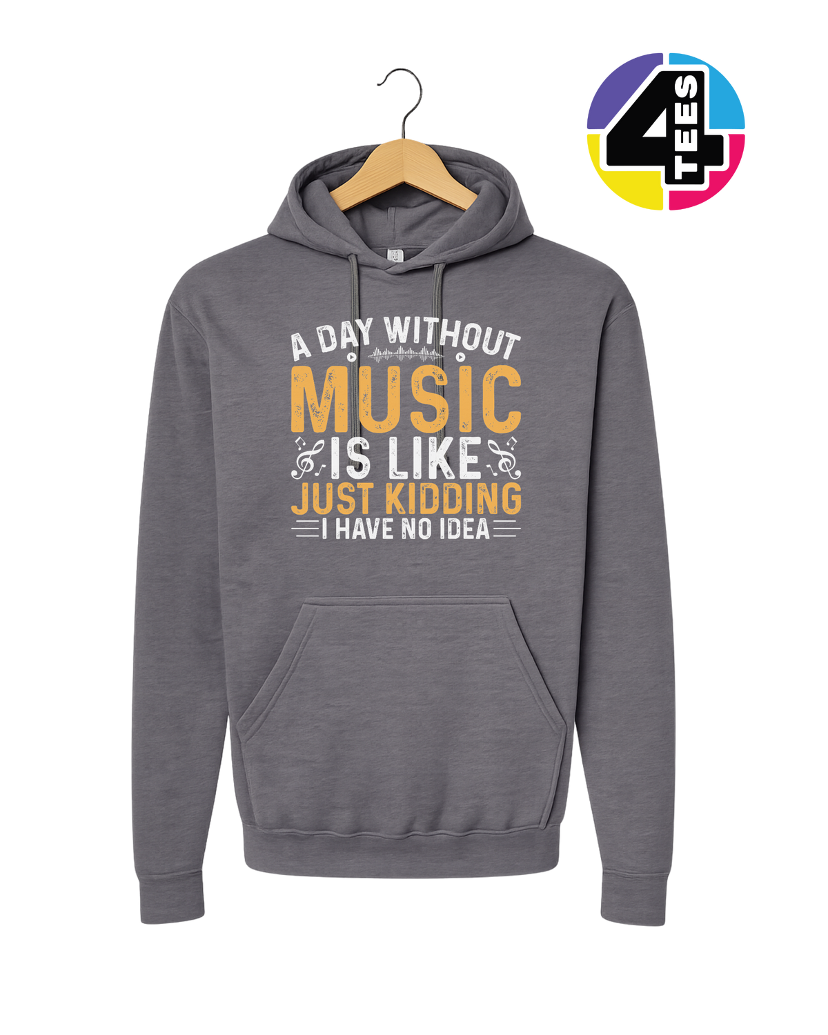 A Day Without Music Hoodie