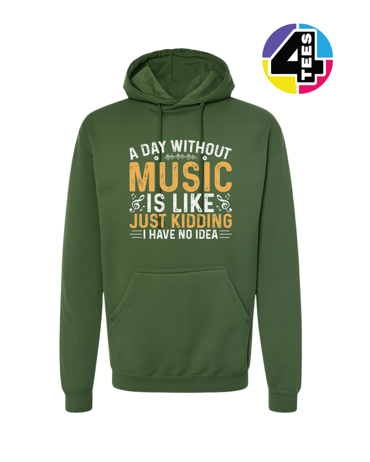 A Day Without Music Hoodie