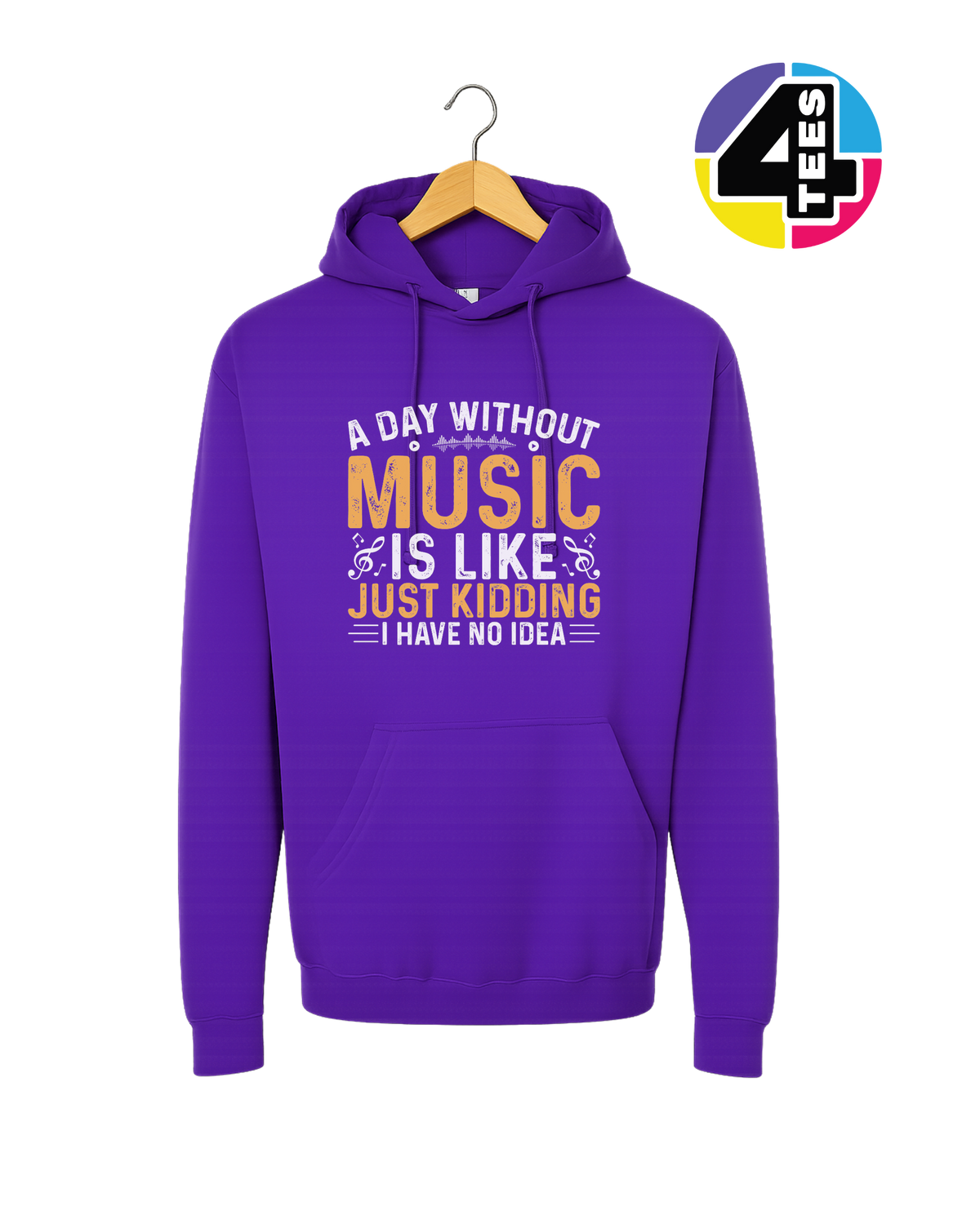 A Day Without Music Hoodie