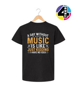 A Day Without Music Youth Tee