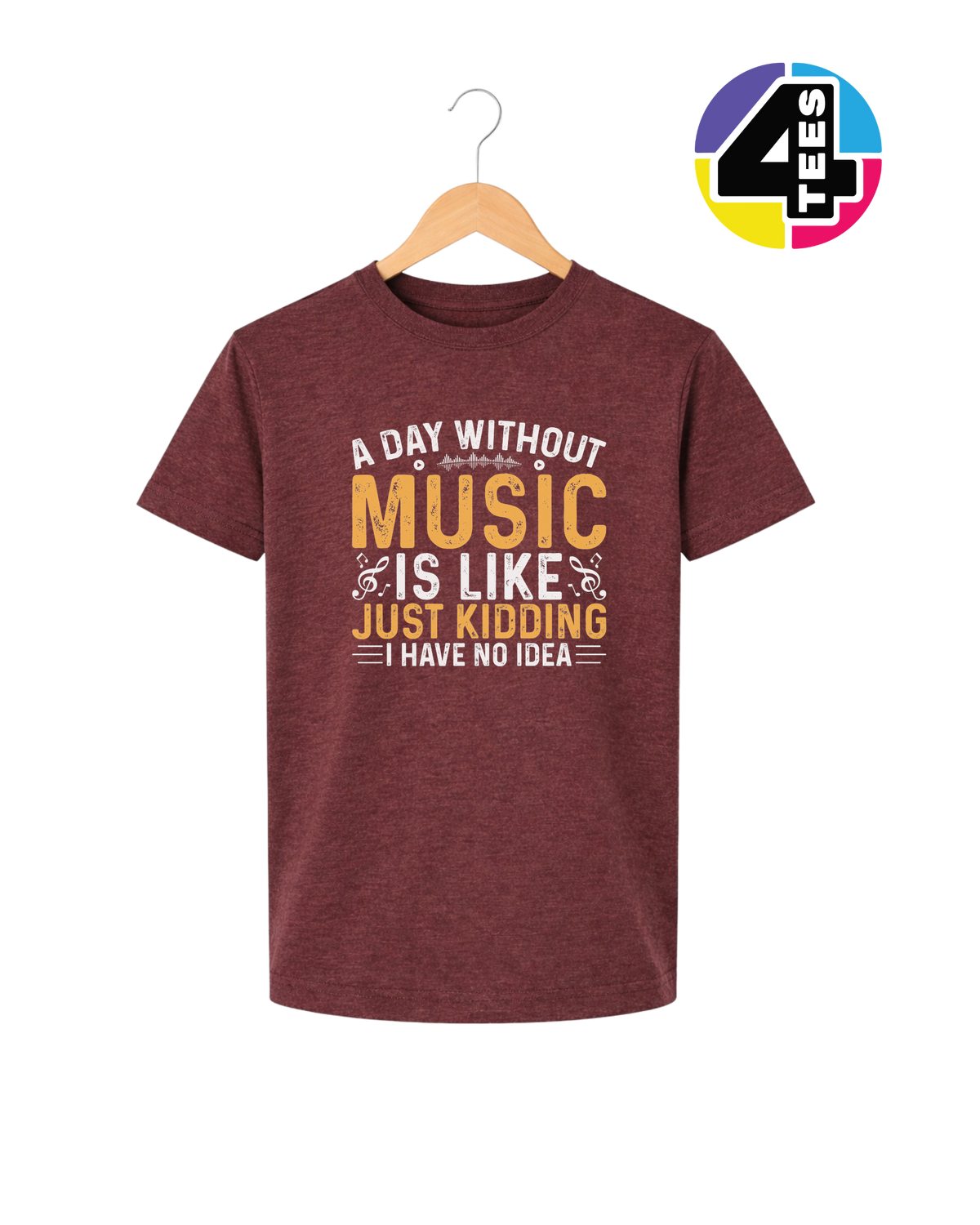 A Day Without Music Youth Tee