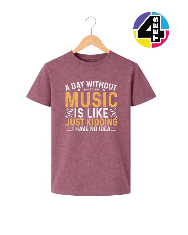 A Day Without Music Youth Tee