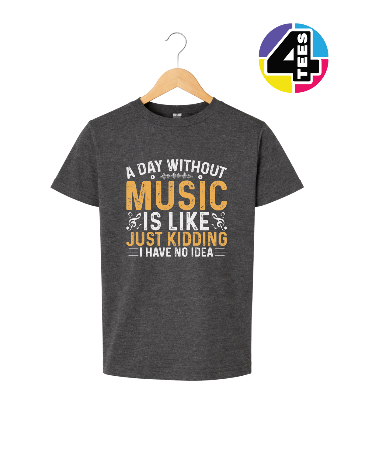A Day Without Music Youth Tee