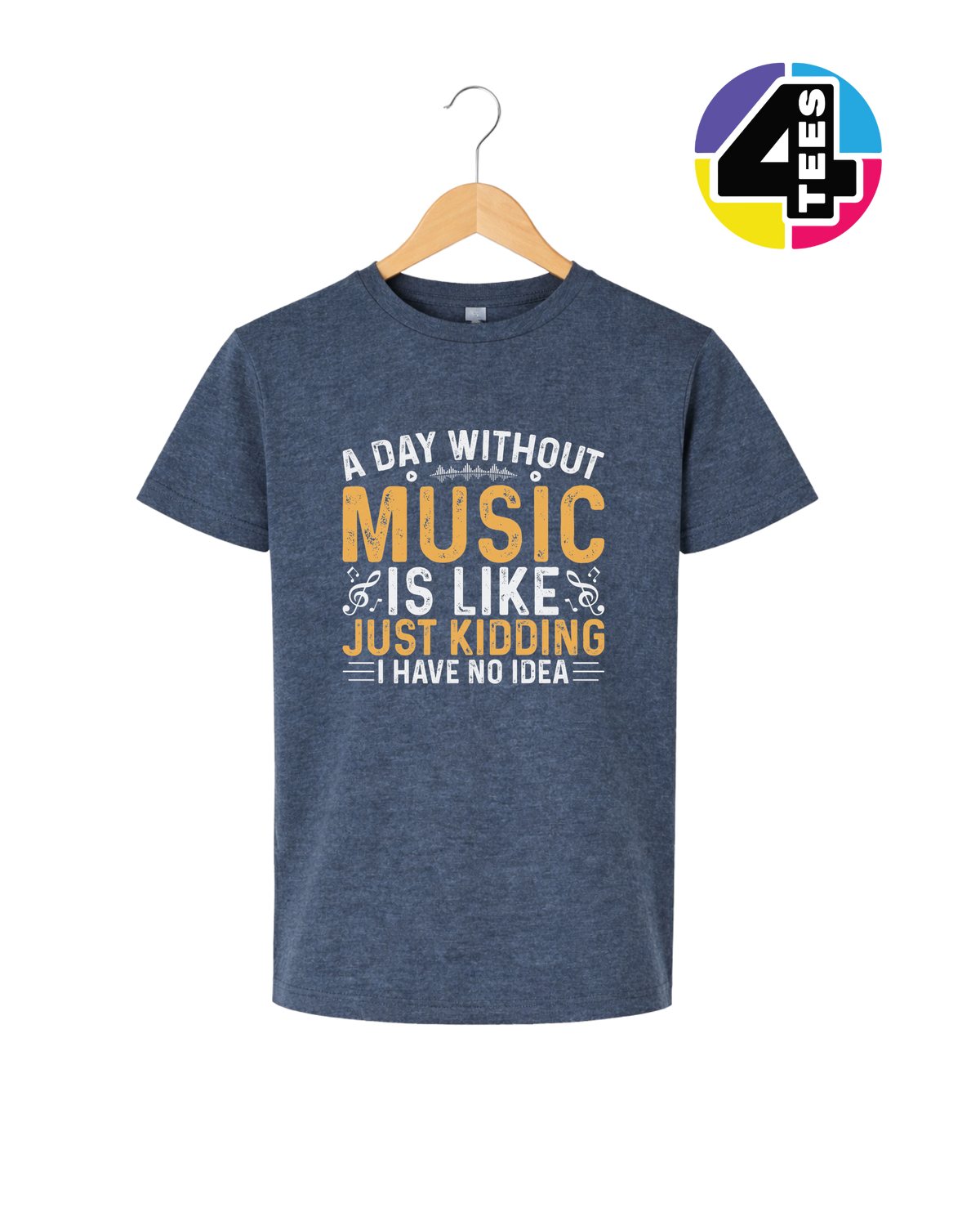 A Day Without Music Youth Tee