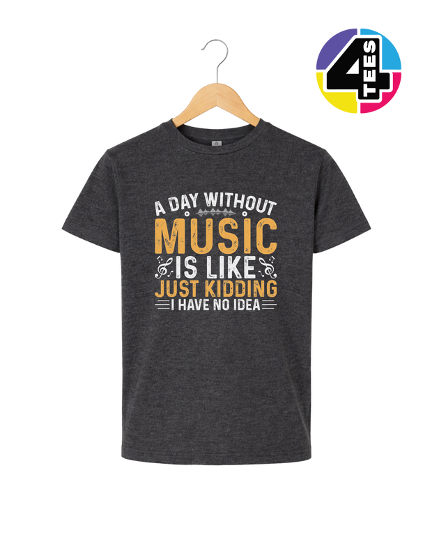 A Day Without Music Youth Tee