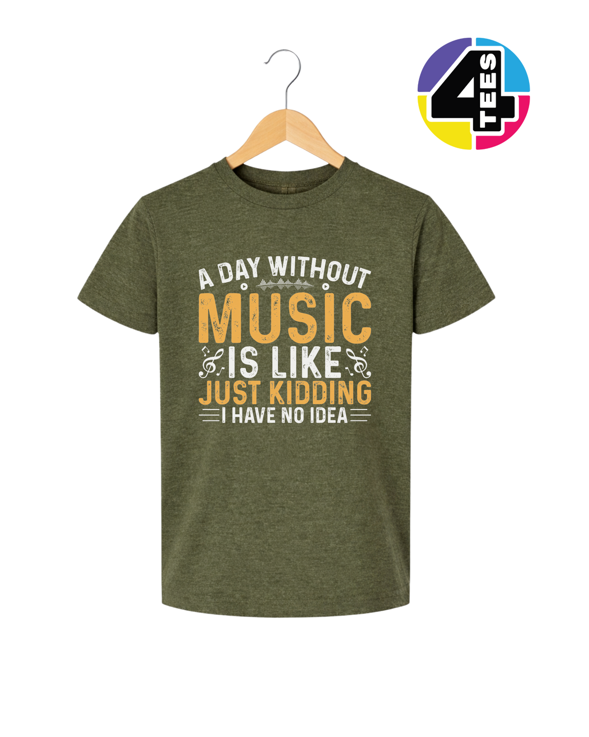 A Day Without Music Youth Tee