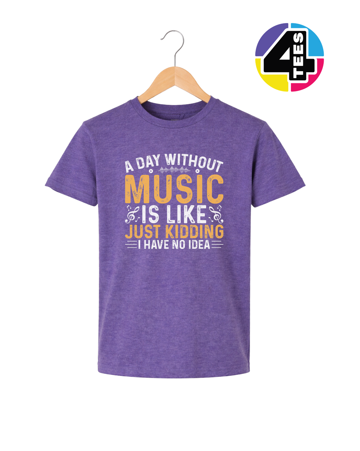 A Day Without Music Youth Tee