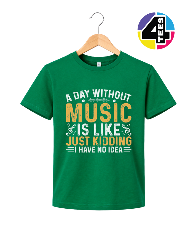 A Day Without Music Youth Tee