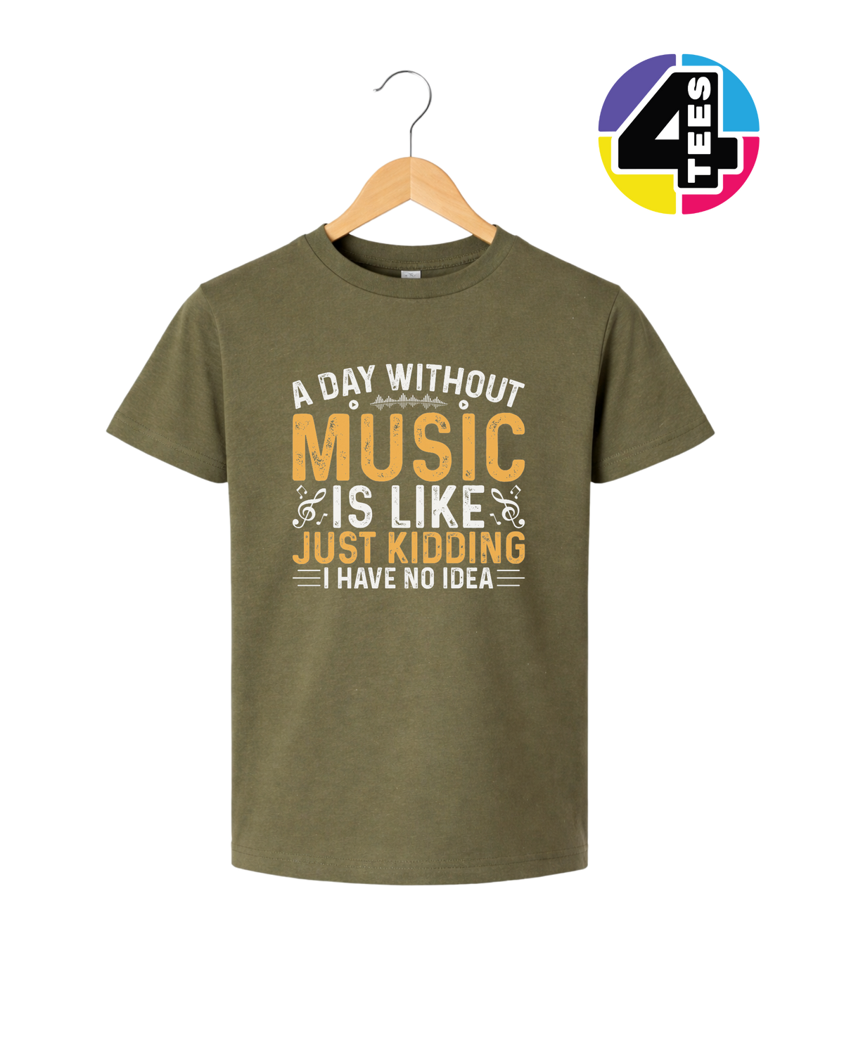 A Day Without Music Youth Tee