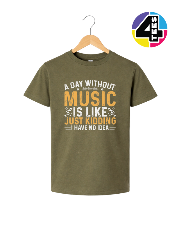 A Day Without Music Youth Tee