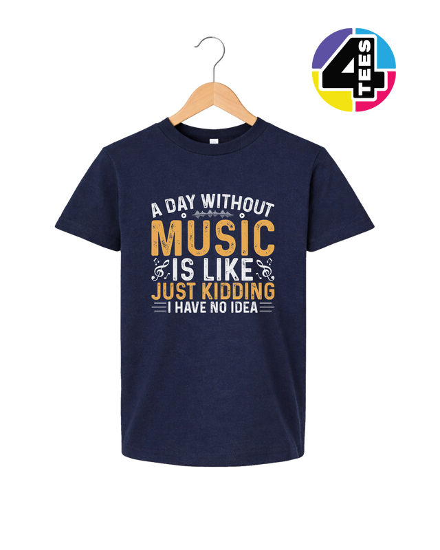 A Day Without Music Youth Tee