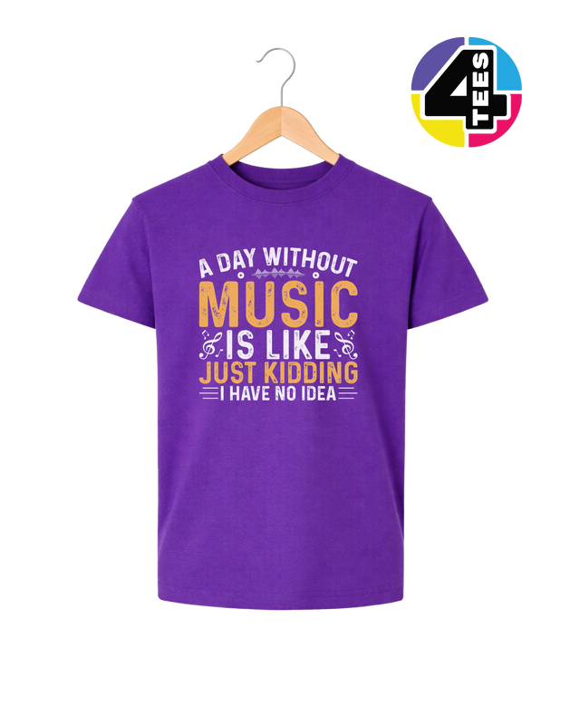 A Day Without Music Youth Tee