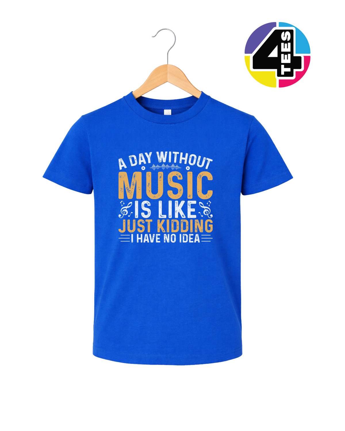 A Day Without Music Youth Tee