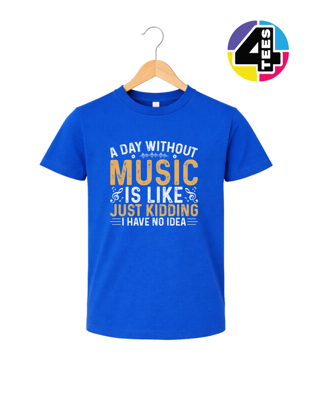 A Day Without Music Youth Tee