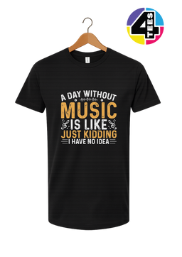 A Day Without Music Tee